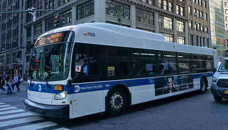 MTA New Flyer Xcelsior XD40 7420